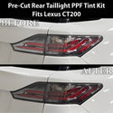 Fits Lexus CT200 2011-2018 Full Headlight Taillight Precut Smoked PPF Tint Kit Film Overlay  - Bogar Tech Designs
