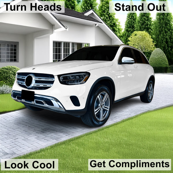 Fits Mercedes-Benz GLC-Class 2016-2022 Full Headlight Taillight Precut Smoked PPF Tint Kit Film Overlay  - Bogar Tech Designs