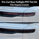 Fits Toyota Crown 2023-2026 Full Headlight Taillight Precut Smoked PPF Tint Kit Film Overlay  - Bogar Tech Designs