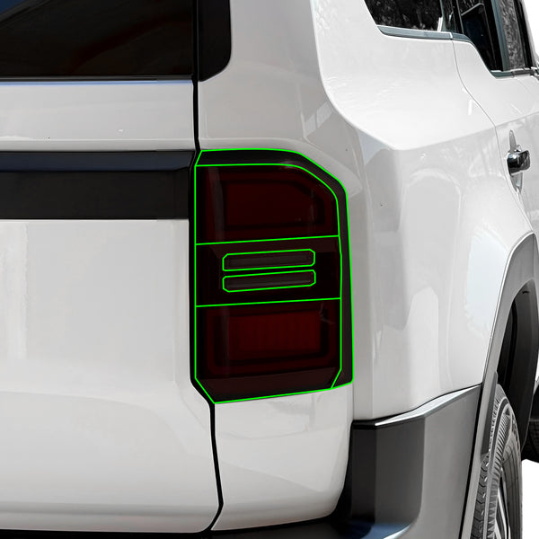 Fits Toyota Land Cruiser 2024-2026 Full Headlight Taillight Precut Smoked PPF Tint Kit Film Overlay  - Bogar Tech Designs