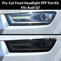 Fits Audi Q7 2017-2019 Full Headlight Taillight Precut Smoked PPF Tint Kit Film Overlay  - Bogar Tech Designs