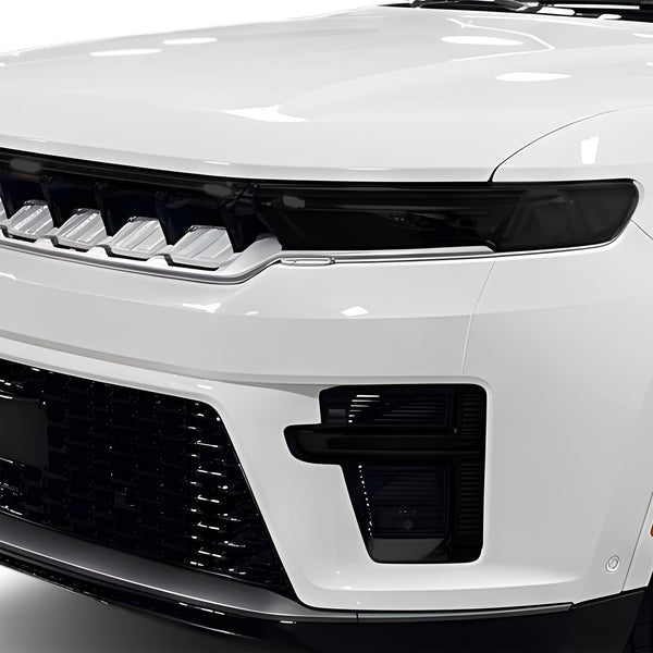 Fits Jeep Grand Wagoneer L 2026-2027 Full Headlight Taillight Precut Smoked PPF Tint Kit Film Overlay  - Bogar Tech Designs