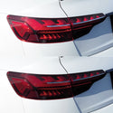 Fits Audi A4 2020-2025 Full Headlight Taillight Precut Smoked PPF Tint Kit Film Overlay  - Bogar Tech Designs