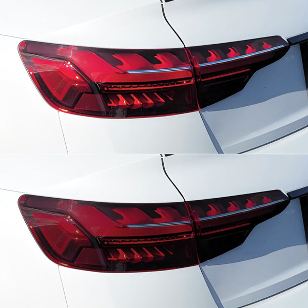 Fits Audi A4 2020-2025 Full Headlight Taillight Precut Smoked PPF Tint Kit Film Overlay  - Bogar Tech Designs