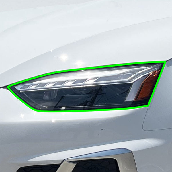 Fits Audi S5 2020-2024 Full Headlight Taillight Precut Smoked PPF Tint Kit Film Overlay  - Bogar Tech Designs