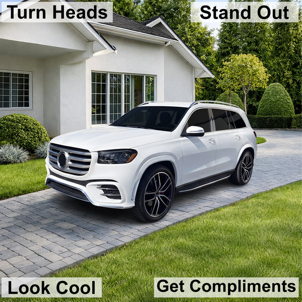 Fits Mercedes-Benz GLS-Class 2024-2026 Full Headlight Taillight Precut Smoked PPF Tint Kit Film Overlay  - Bogar Tech Designs