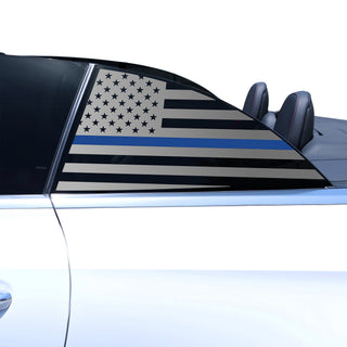 Fits Mercedes-Benz CLE Convertible 2024-2026 Quarter Window American Flag Vinyl Decal Stickers - Bogar Tech Designs