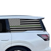 Fits Infiniti QX80 2025-2027 Quarter Window American Flag Vinyl Decal Stickers - Bogar Tech Designs