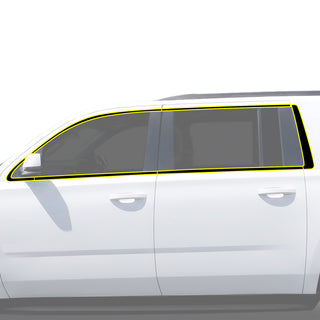 Fits Chevrolet Suburban & Chevrolet Tahoe 2015-2020 Vinyl Chrome Delete Grille Blackout Decal Stickers Overlay Film - Bogar Tech Designs