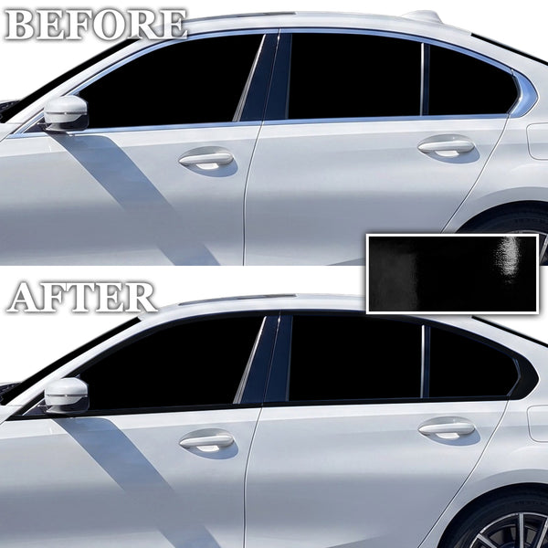 Fits BMW 3 Series 2019-2022 Vinyl Chrome Delete Grille Blackout Decal Stickers Overlay Film - Bogar Tech Designs