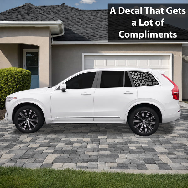 Fits Volvo XC90 2020-2025 Animal Leopard Cheetah Cow Window Vinyl Decal Stickers - Bogar Tech Designs