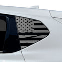 Fits Acura ADX 2025-2026 Quarter Window American Flag Vinyl Decal Stickers - Bogar Tech Designs