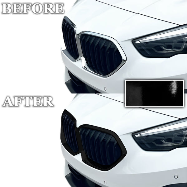Fits BMW 2 Series 2020-2024 Vinyl Chrome Delete Grille Blackout Decal Stickers Overlay Film - Bogar Tech Designs