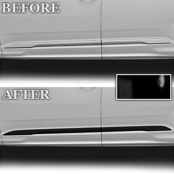 Fits Audi Q7 2020-2024 Vinyl Chrome Delete Grille Blackout Decal Stickers Overlay Film - Bogar Tech Designs
