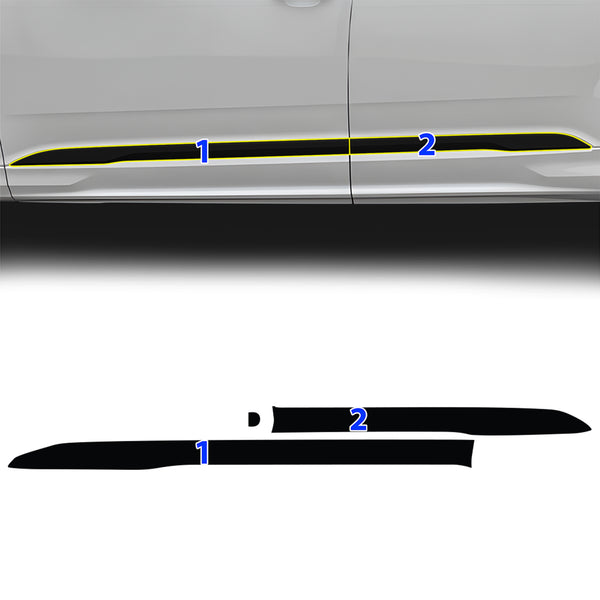 Fits Audi Q7 2020-2024 Vinyl Chrome Delete Grille Blackout Decal Stickers Overlay Film - Bogar Tech Designs