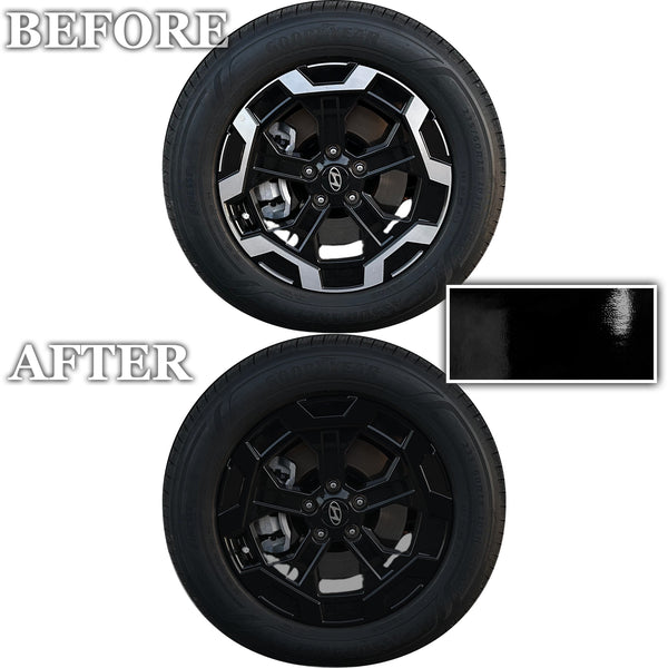 Fits Hyundai Santa Fe 2024-2027 Vinyl Chrome Delete Grille Blackout Decal Stickers Overlay Film - Bogar Tech Designs