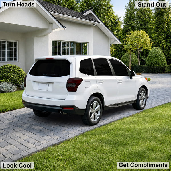 Fits Subaru Forester 2014-2018 Full Headlight Taillight Precut Smoked PPF Tint Kit Film Overlay  - Bogar Tech Designs