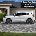 Fits BMW X2 2018-2023 Animal Leopard Cheetah Cow Window Vinyl Decal Stickers - Bogar Tech Designs