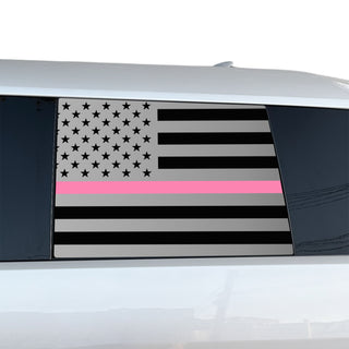 Fits Hyundai Santa Fe 2024-2026 Quarter Window American Flag Vinyl Decal Stickers - Bogar Tech Designs
