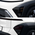 Fits Hyundai Kona 2024-2026 Full Headlight Taillight Precut Smoked PPF Tint Kit Film Overlay  - Bogar Tech Designs