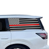 Fits Infiniti QX80 2025-2027 Quarter Window American Flag Vinyl Decal Stickers - Bogar Tech Designs