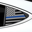 Fits Lexus ES 2013-2018 Quarter Window American Flag Vinyl Decal Stickers - Bogar Tech Designs