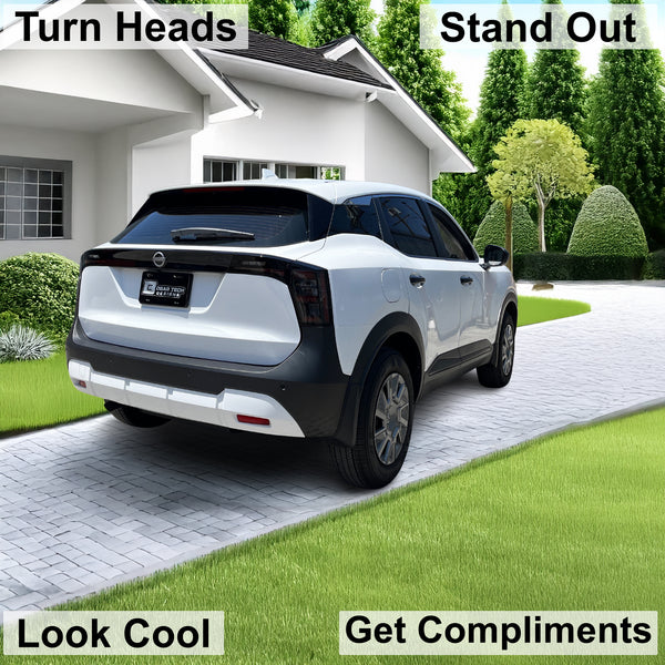 Fits Nissan Kicks 2025-2026 Full Headlight Taillight Precut Smoked PPF Tint Kit Film Overlay  - Bogar Tech Designs