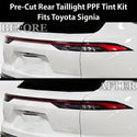 Fits Toyota Crown Signia 2025-2027 Full Headlight Taillight Precut Smoked PPF Tint Kit Film Overlay  - Bogar Tech Designs