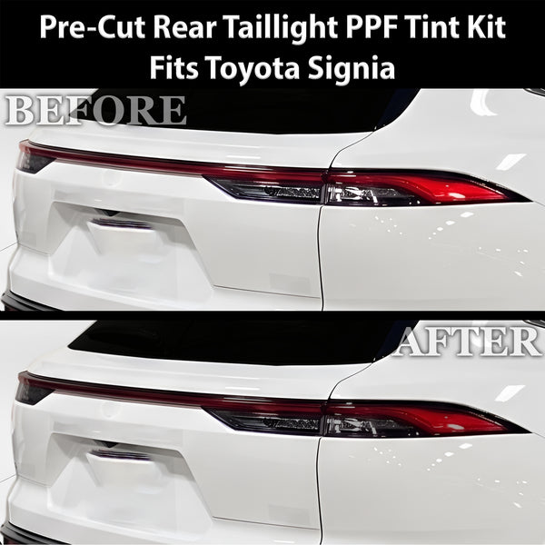 Fits Toyota Crown Signia 2025-2027 Full Headlight Taillight Precut Smoked PPF Tint Kit Film Overlay  - Bogar Tech Designs