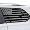 Fits Nissan Pathfinder 2013-2021 Quarter Window American Flag Vinyl Decal Stickers - Bogar Tech Designs