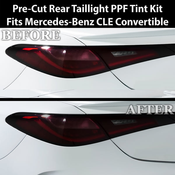 Fits Mercedes-Benz CLE 2024-2026 Full Headlight Taillight Precut Smoked PPF Tint Kit Film Overlay  - Bogar Tech Designs