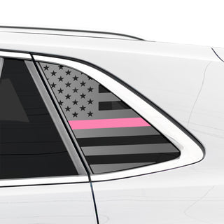 Fits Volkswagen Atlas Cross Sport SEL 2020-2025 Quarter Window American Flag Vinyl Decal Stickers - Bogar Tech Designs