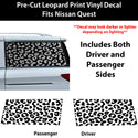 Fits Nissan Quest 2011-2017 Animal Leopard Cheetah Cow Window Vinyl Decal Stickers - Bogar Tech Designs