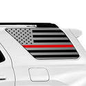 Fits Toyota 4Runner 2025-2026 Quarter Window American Flag Vinyl Decal Stickers - Bogar Tech Designs