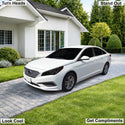Fits Hyundai Sonata 2015-2017 Full Headlight Taillight Precut Smoked PPF Tint Kit Film Overlay  - Bogar Tech Designs