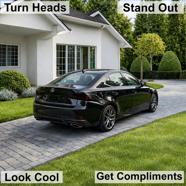 Fits Lexus IS 2017-2020 Full Headlight Taillight Precut Smoked PPF Tint Kit Film Overlay  - Bogar Tech Designs
