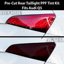 Fits Audi Q5 2013-2017 Full Headlight Taillight Precut Smoked PPF Tint Kit Film Overlay  - Bogar Tech Designs