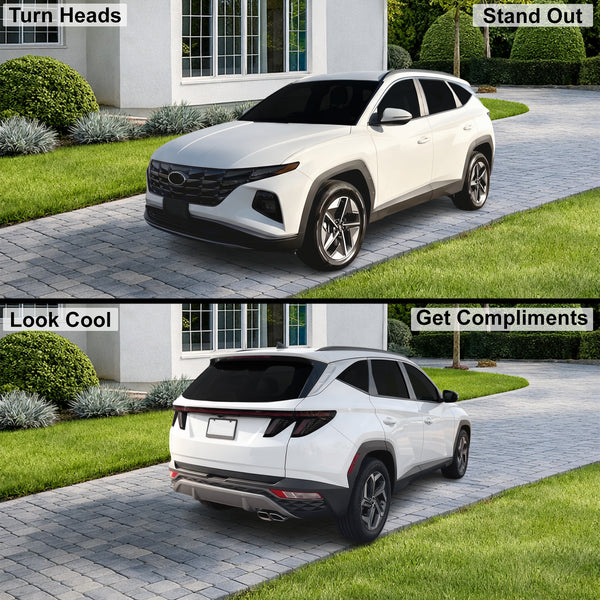 Fits Hyundai Tucson 2025-2026 Full Headlight Taillight Precut Smoked PPF Tint Kit Film Overlay  - Bogar Tech Designs