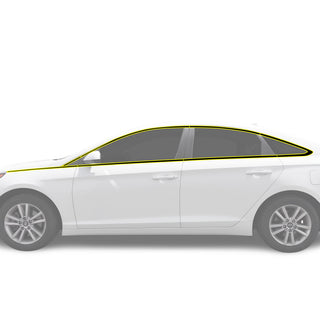 Fits Hyundai Sonata 2015-2017 Vinyl Chrome Delete Grille Blackout Decal Stickers Overlay Film - Bogar Tech Designs