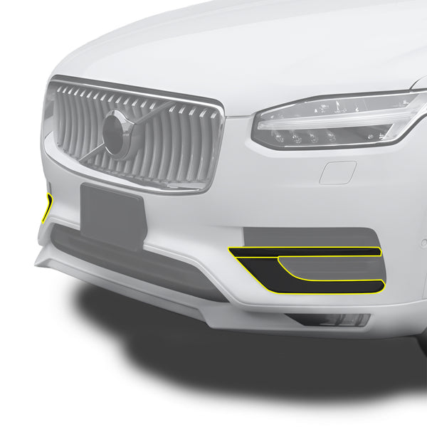 Fits Volvo XC90 2020-2025 Vinyl Chrome Delete Grille Blackout Decal Stickers Overlay Film - Bogar Tech Designs