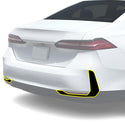 Fits BMW 5 Series 2024-2027 Vinyl Chrome Delete Grille Blackout Decal Stickers Overlay Film - Bogar Tech Designs