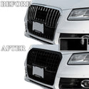 Fits Audi Q5 2013-2017 Vinyl Chrome Delete Grille Blackout Decal Stickers Overlay Film - Bogar Tech Designs