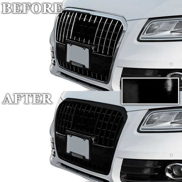 Fits Audi Q5 2013-2017 Vinyl Chrome Delete Grille Blackout Decal Stickers Overlay Film - Bogar Tech Designs