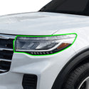 Fits Ford Explorer 2025-2026 Full Headlight Taillight Precut Smoked PPF Tint Kit Film Overlay  - Bogar Tech Designs