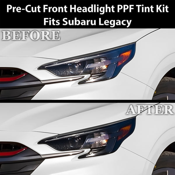 Fits Subaru Legacy 2020-2025 Full Headlight Taillight Precut Smoked PPF Tint Kit Film Overlay  - Bogar Tech Designs