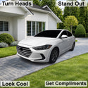 Fits Hyundai Elantra 2017-2018 Full Headlight Taillight Precut Smoked PPF Tint Kit Film Overlay  - Bogar Tech Designs