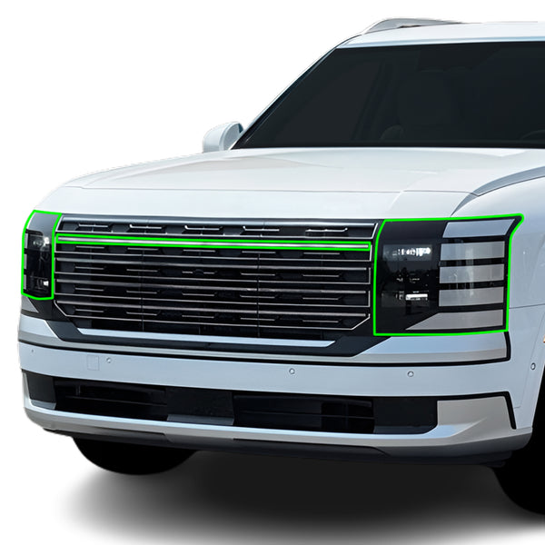 Fits Hyundai Palisade 2026-2027 Full Headlight Taillight Precut Smoked PPF Tint Kit Film Overlay  - Bogar Tech Designs