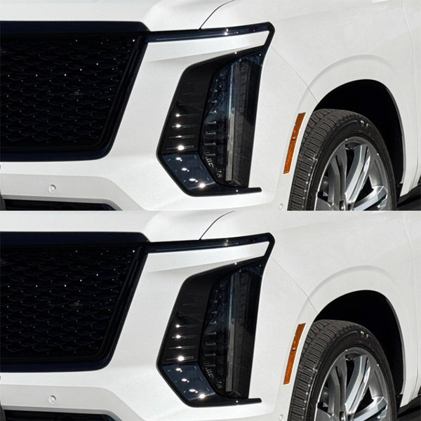 Fits Cadillac Escalade 2025-2026 Full Headlight Taillight Precut Smoked PPF Tint Kit Film Overlay  - Bogar Tech Designs