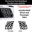 Fits Mercedes-Benz GLK 2010-2015 Animal Leopard Cheetah Cow Window Vinyl Decal Stickers - Bogar Tech Designs