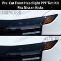Fits Nissan Kicks 2025-2026 Full Headlight Taillight Precut Smoked PPF Tint Kit Film Overlay  - Bogar Tech Designs
